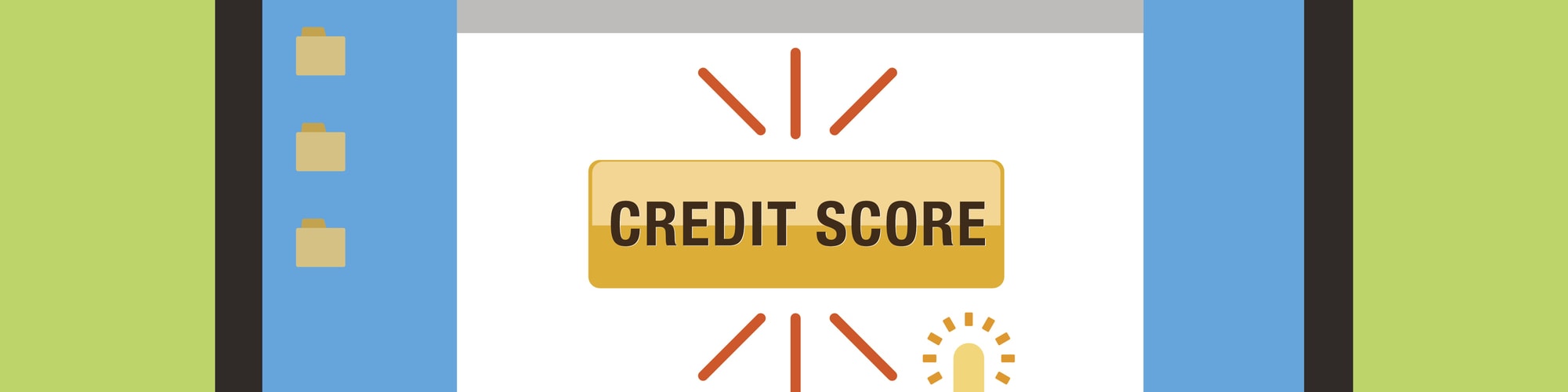 credit score button
