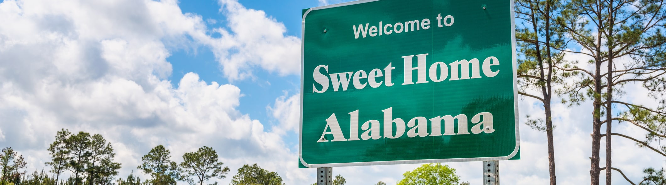 Alabama road sign