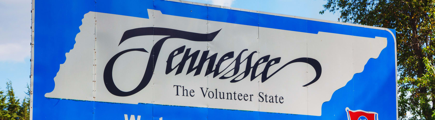 Tennessee state sign