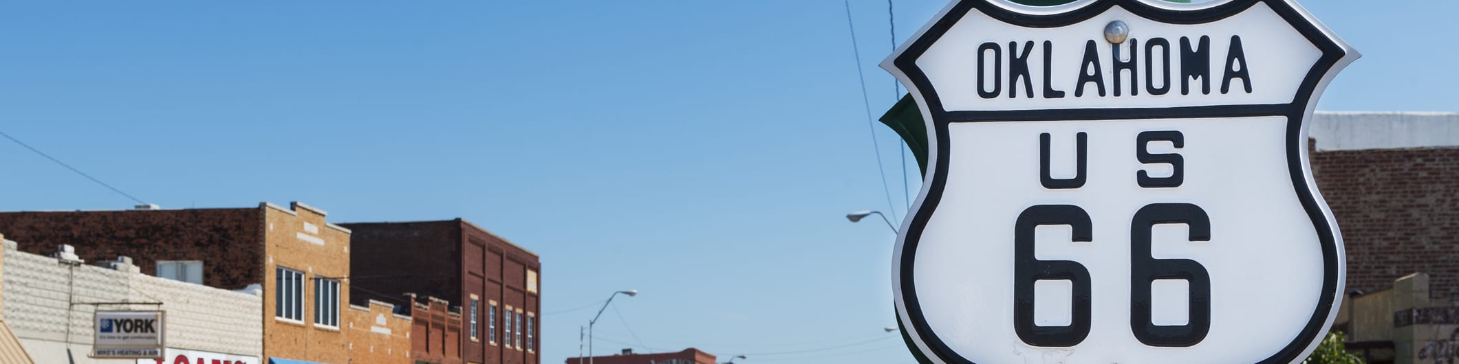 Oklahoma Route 66 sign