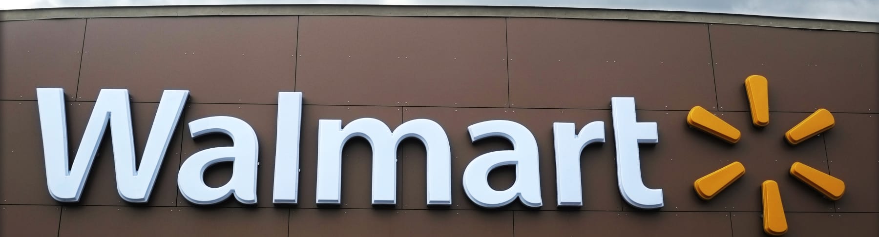 Walmart store sign