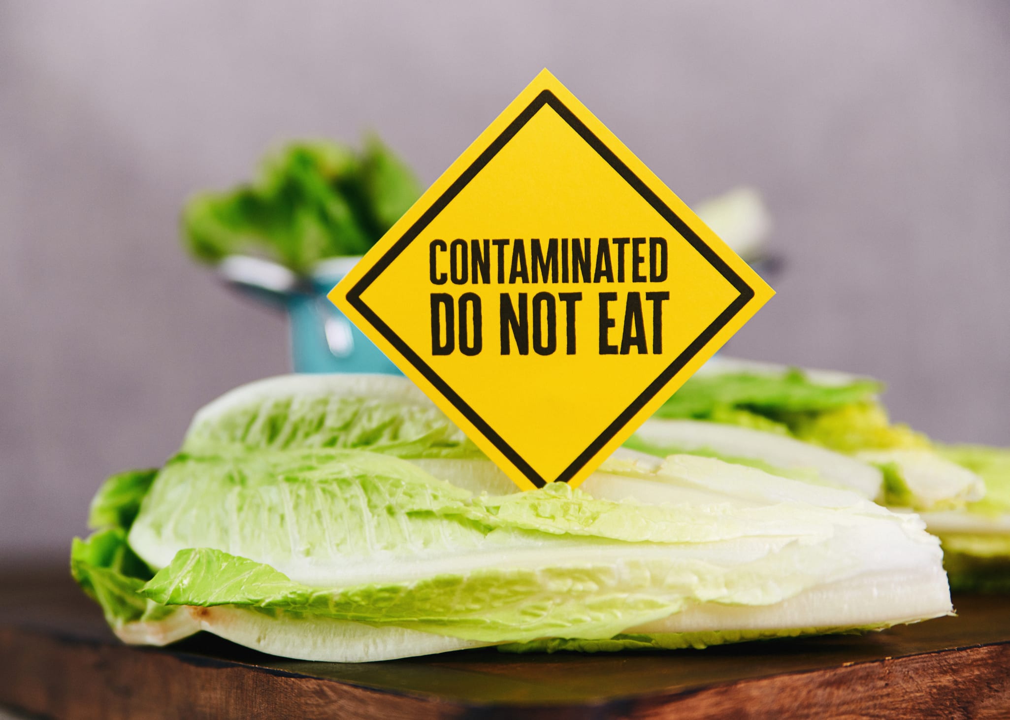 Contaminated food
