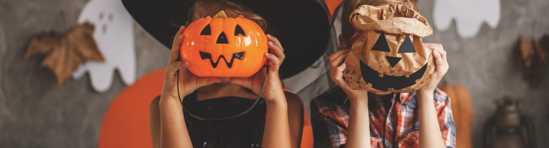 kids at Halloween party