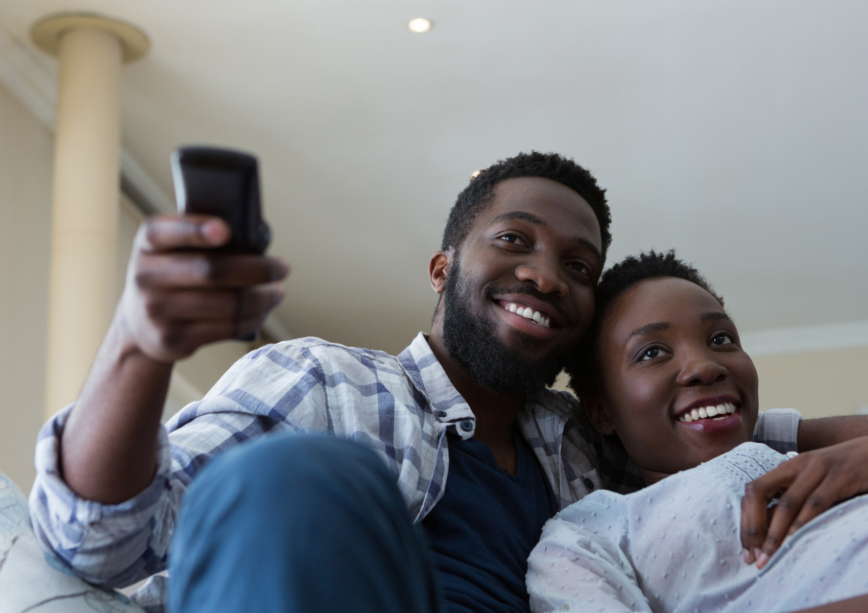 couple streaming TV online