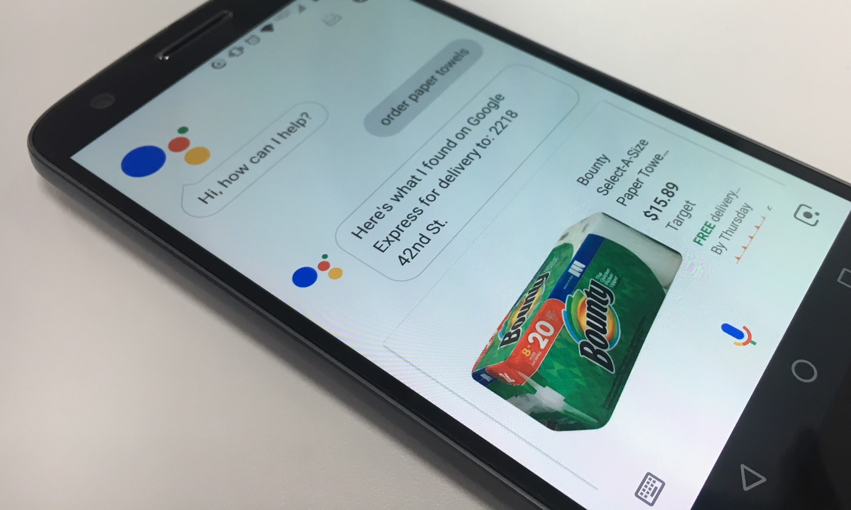 Google Express Shopping List
