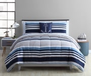 Mainstays Max Stripe Bed-in-a-Bag Comforter Set from $13 + pickup at Walmart