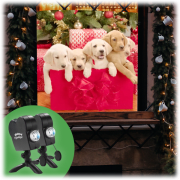 Window Wonderland Deluxe Holiday Projector for $18 for 2 + $5 s&h