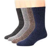 Men's/Women's Lambs Wool Thermal Socks 3-Pack for $9 + free shipping