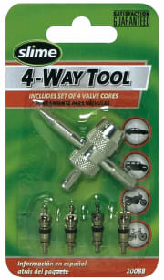 Slime 4-Way Valve Tool with 4 Valve Cores for $2 + pickup at Walmart