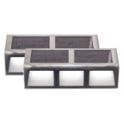 2 Sunstep Solar Stainless Steel Step / Path / Deck Lights for $15 + free shipping