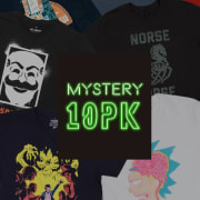 Men's Mystery Geek T-Shirt 10-Pack for $40 + $4.99 s&h