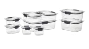 Rubbermaid Brilliance 18-Piece Food Storage Container Set for $18 + pickup at Walmart