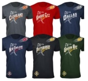 Men's and Women's Football T-Shirts for $15 + free shipping
