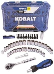 Kobalt 63-Piece Standard and Metric Mechanic's Tool Set for $20 + pickup at Lowe's