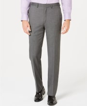 Ryan Seacrest Distinction Men's Ultimate Moves Modern-Fit Stretch Birdseye Suit Pants for $15 + pickup at Macy's