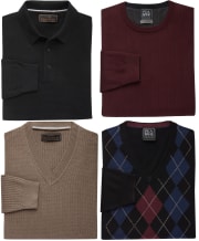 Men's Clearance Sweaters at Jos. A. Bank for $12 + free shipping