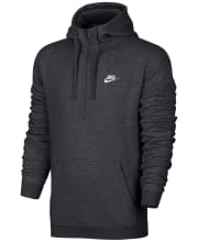 Nike Men's Club Fleece Half-Zip Hoodie for $25 + pickup at Macy's