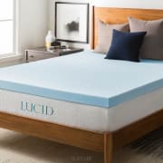 Home Depot takes discounts the Lucid 3" Gel Memory Foam Mattress Topper in various sizes via coupon codes "BEDBATH15" and "THD185500" as listed below. ("THD185500" applies to items priced $50 or more.) Plus, these orders receive free shipping