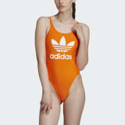 adidas Originals Women's Trefoil Swimsuit for $16 + free shipping