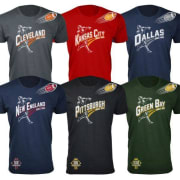 Men's and Women's Football T-Shirts for $15 + free shipping