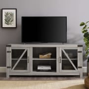 Manor Park Modern Farmhouse Barn Door TV Stand (for TV's up to 64") for $125 + free shipping