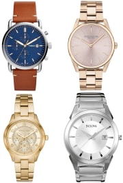 Clearance Watches and Watch Accessories at Macy's: 25% to 50% off + free shipping w/ $75