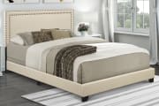 Home Meridian Upholstered Queen Bed for $70 + free shipping