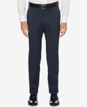 Perry Ellis Men's Portfolio Classic-Fit Crosshatch Dress Pants for $12 + pickup at Macy's