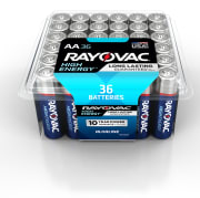 Rayovac High Energy AA Batteries for $7 + pickup at Lowe's