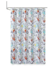 Your Zone Sloth Superhero Printed Shower Curtain for $5 + free shipping w/ $35