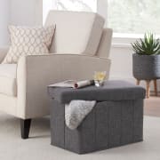 Mainstays Collapsible Storage Ottoman for $17 + pickup at Walmart