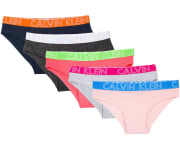 Calvin Klein Women's Bikini Panties 5-Pack for $13 + free shipping