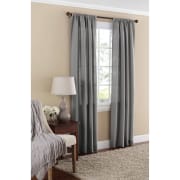 Walmart discounts the Mainstays 38" Textured Solid Curtain Panel in several sizes and colors (Gray pictured), with prices starting at $4.87. Choose in-store pickup where available to avoid the $5.99 shipping fee