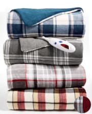 Biddeford Heated Electric Plush Throw for $9 + free shipping