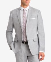 Bar III Men's Light Gray Chambray Slim-Fit Jacket for $40 + pickup at Macy's