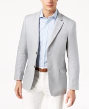 Tasso Elba Men's 100% Linen 2-Button Blazer for $32 + pickup at Macy's