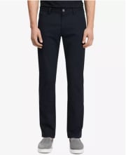 Calvin Klein Men's Sateen Slim-Fit Stretch Pants for $21 + pickup at Macy's