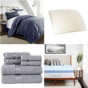 Home Depot takes up to 40% off a selection of bedding and bath items. Plus, cut an extra 15% off via coupon code "BEDBATH15"