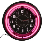 Sterling and Noble 11" Neon Analog Wall Clock for $18 + pickup at Walmart