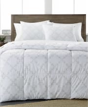 Macy's offers the Tommy Hilfiger Anchor Lattice Polyester Comforter in several sizes, with prices starting at $22.97, as listed below. Choose in-store pickup to avoid the $9.95 shipping fee