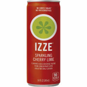 PepsiCo via Amazon takes $4 off the Izze All-Natural Sparkling Juice 8.4-oz. Can 24-Pack in Cherry Lime via the on-page clippable coupon