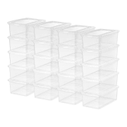 Mainstays 5-Quart Clear Storage Latch Box 20-Pack for $22 + free shipping w/ $35