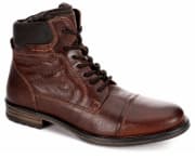 AM Shoes Men's Leather Cap-Toe Work Boots for $29 + free shipping