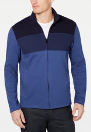 Alfani Men's Colorblocked Full-Zip Sweater Jacket for $10 + pickup at Macy's
