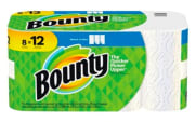 Bounty Select-a-Size Paper Towels Giant Roll 8-Pack for $9 + pickup at Office Depot and OfficeMax