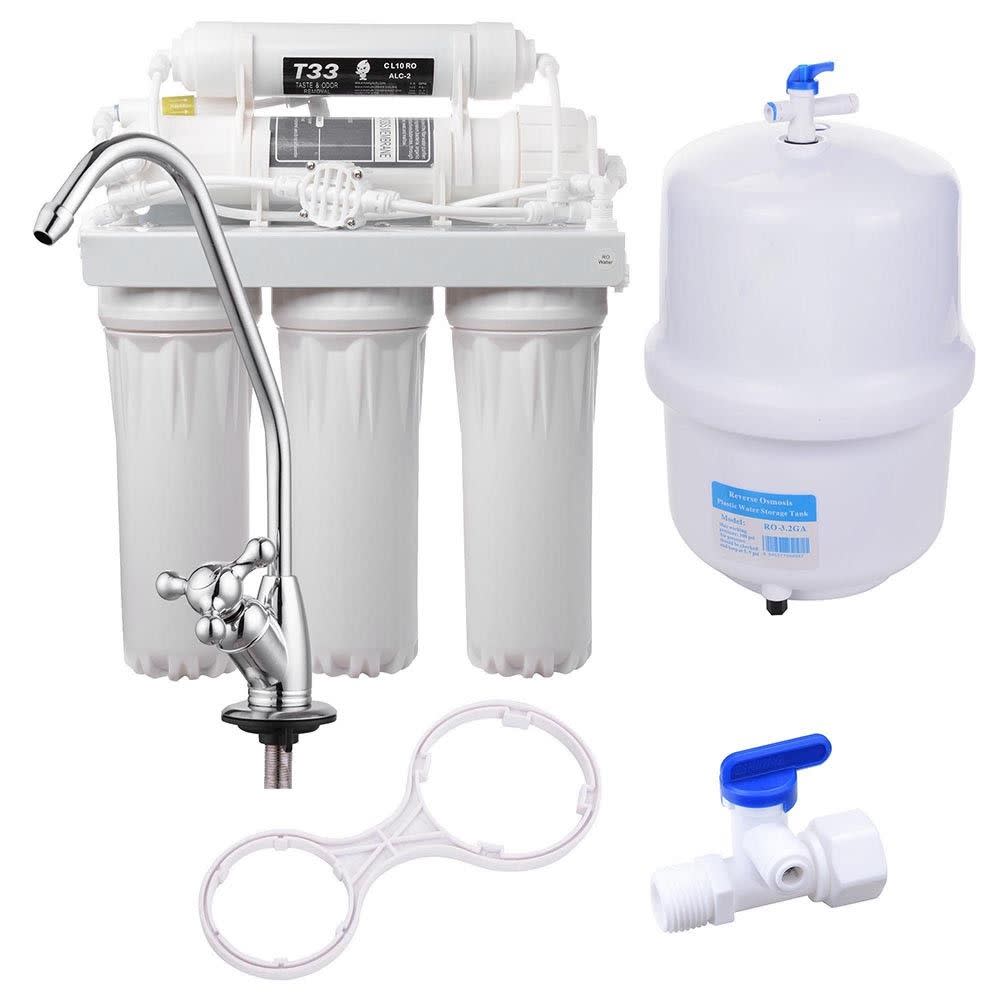 AplusChoice 5-Stage Reverse Osmosis Drinking Water Filter System for $79 + free shipping