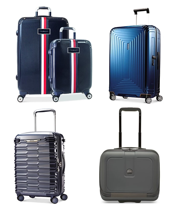 Luggage Closeout at Macy's: 60% to 65% off + extra 15% off + free shipping w/ $75