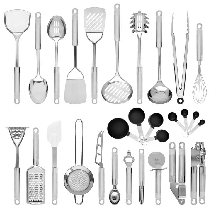 Best Choice Products 29-Piece Stainless Steel Kitchen Tools Set for $30 + free shipping