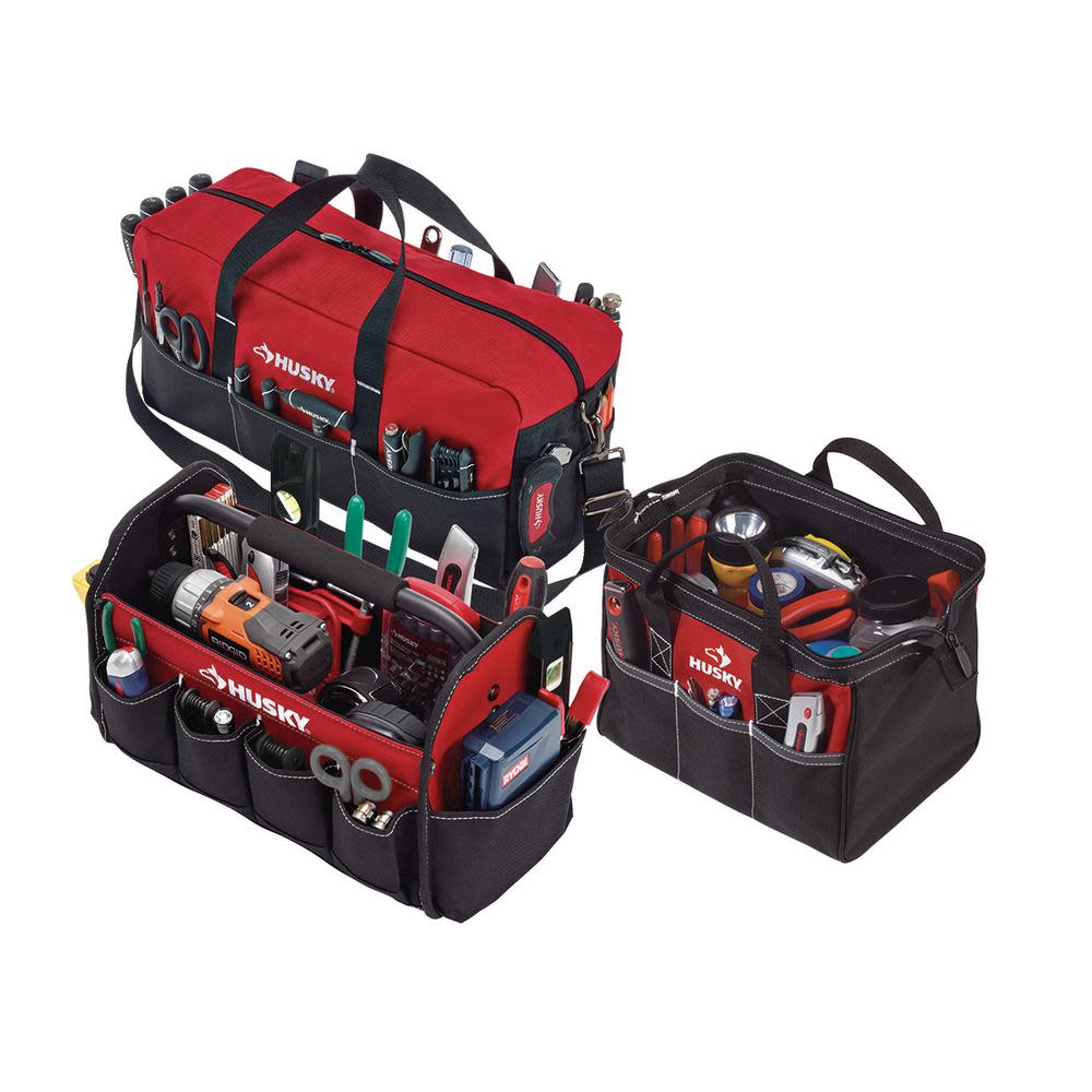 husky 3 tool bag combo for $25 - 82070n13