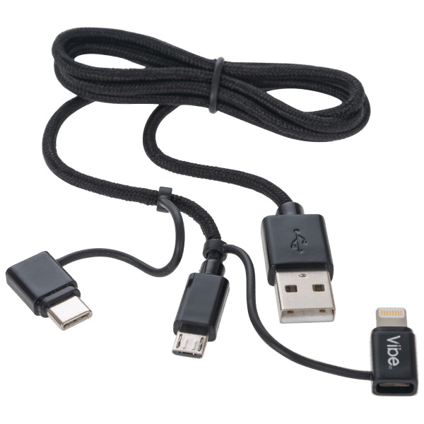 Vibe 3-in-1 USB Cable for $3 + $5 s&h